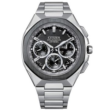 CITIZEN 星辰 八角鈦金屬GPS衛星對時光動能手錶 推薦 禮物(CC4104-53E) 附提袋