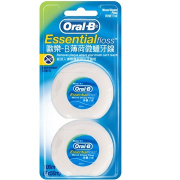 Oral-B歐樂B 微蠟牙線 2入