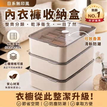內衣收納盒🐏帶蓋防塵 可堆疊衣物收納盒 襪子收納盒 內褲收納 分隔收納盒 抽屜整理盒 衣櫃收納 帶蓋內衣收納盒 可堆疊