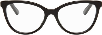 Bottega Veneta 黑色 Script Logo Cat Eye 眼镜