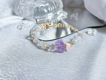 水晶手鍊X香芋千層