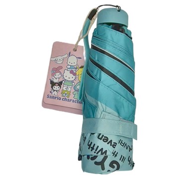 收納王妃 半魚人小5折傘 ZY-9547 50cm x 6k  睡覺  1個