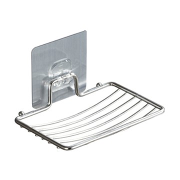 輕鬆黏 香皂架 #304不銹鋼架體  1個  銀色