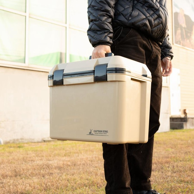キャプテンスタッグ クーラーボックス 容量25L ショルダーベルト