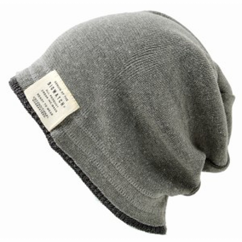 Bigwatch正規品 大きいサイズ 帽子 メンズ レイヤード ビッグワッチ ニットキャップ ビッグワッチ グレー ニット帽 ニット帽子 ビーニー 通販 Lineポイント最大1 0 Get Lineショッピング