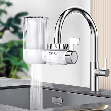 臺灣/🌸過濾器 阻垢 淨水器水龍頭過濾器廚房家用自來水過濾除菌除垢淨水器淨水機通用