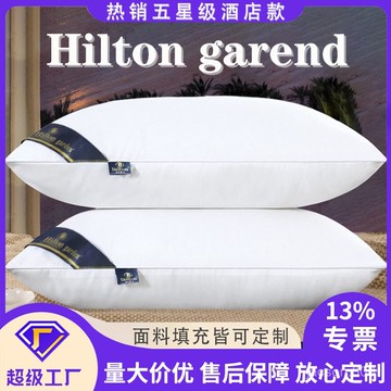 優選好貨💖枕頭48x74cm枕芯酒店家用枕頭高枕不塌枕頭芯一對護頸椎 HB1G