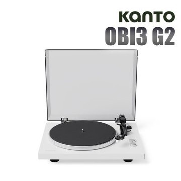 Kanto OBI3G2 藍牙黑膠唱片機 霧白款(升級版)