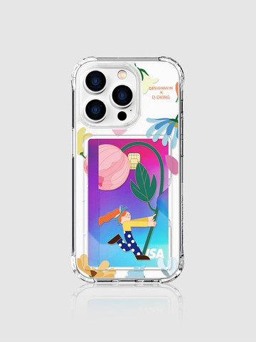 iPhone 14/Pro/Plus/Pro Max Phoenix Pro Card Slot Graphic Case