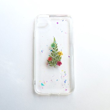 相約於聖誕樹下 文青押花手機殼 禮物