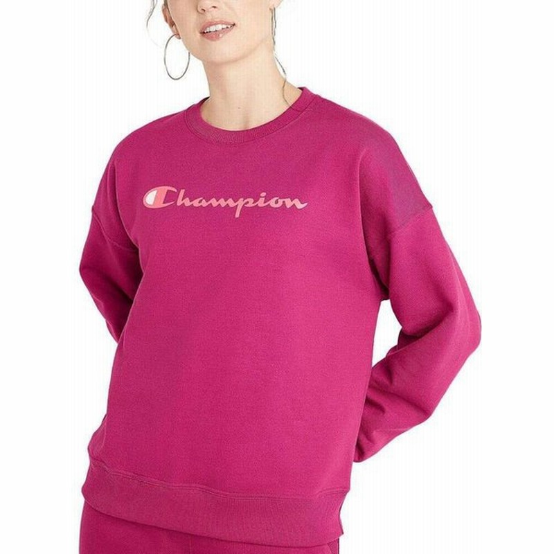 Champion チャンピオン レディース スウェット トレーナー トップス Logo Sweatshirt White 通販 Lineポイント最大get Lineショッピング