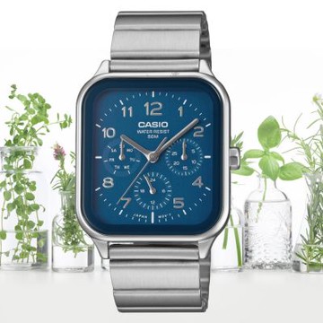 CASIO 卡西歐 標準型 時尚方形 男錶 學生錶 考試用錶 送禮 禮物 推薦 MTP-M306D-2AV