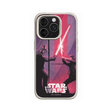 iPhone 16 Pro SolidX 貝殼灰 - 迪士尼-星際大戰 Star Wars - 路克 vs 黑武士