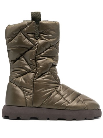 PIUMESTUDIO - Alto padded boots - women - Fabric/Fabric/Rubber - 38 - Green
