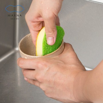 【MARNA】 去茶垢菜瓜布 (兩入組)