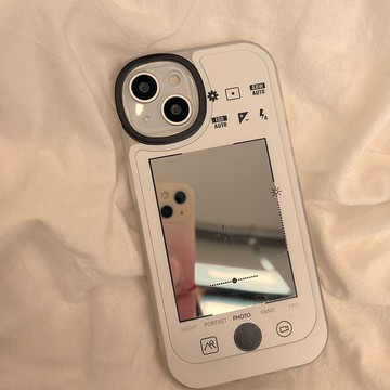 鏡面相機界面三星s23ultra手機殼s25+s24創意a56a06新款蘋果16Pro