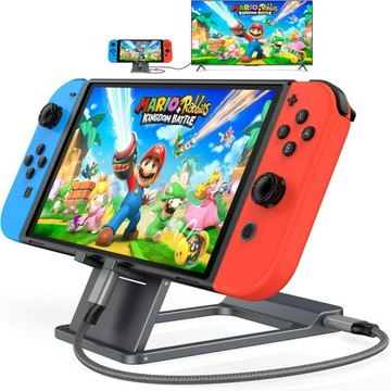 Switch2游戲機底座高清視頻轉換器三合一擴展塢連接電視投屏4k60【宜家良品百貨】