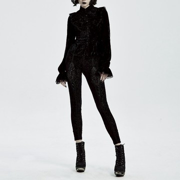 哥德降神會燒花古典長褲