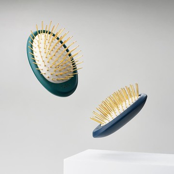 【新色登場】Rua針好梳｜24k金針遠紅外線按摩梳 大地綠
