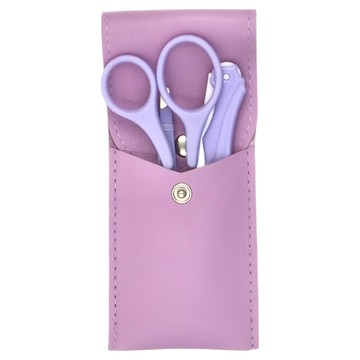 STAR KING 星之冠 修眉3件套組 帶梳修眉剪 紫色  1組