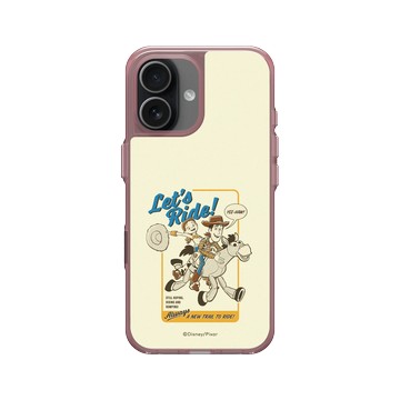 iPhone 17 Clear (相機按鈕) 晶醺玫 - 迪士尼-玩具總動員 Toy Story - Let's Ride! 胡迪與翠絲