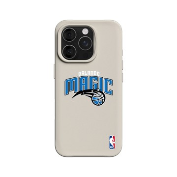 iPhone 16 Pro SolidX 貝殼灰 - NBA - Logo-奧蘭多魔術 Orlando Magic - Light