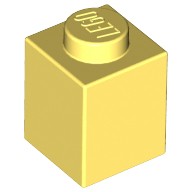 基本磚 1x1 亮黃色 3005