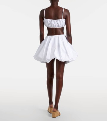 Alaïa Cotton poplin miniskirt