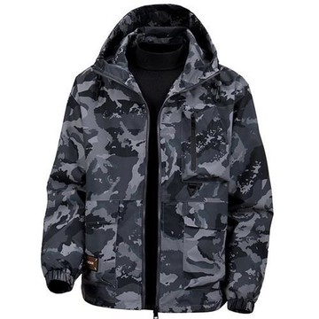 【巴黎精品】現貨+預購 美式工裝外套立領夾克薄外套秋冬大碼休閒男裝-休閒迷彩連帽男外套5色a1lz20