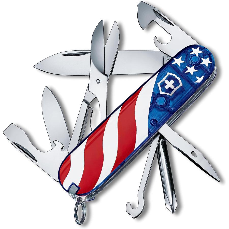 Victorinox Swiss Army Super Tinker Pocket Tool US Flag Translucent　並行輸入品