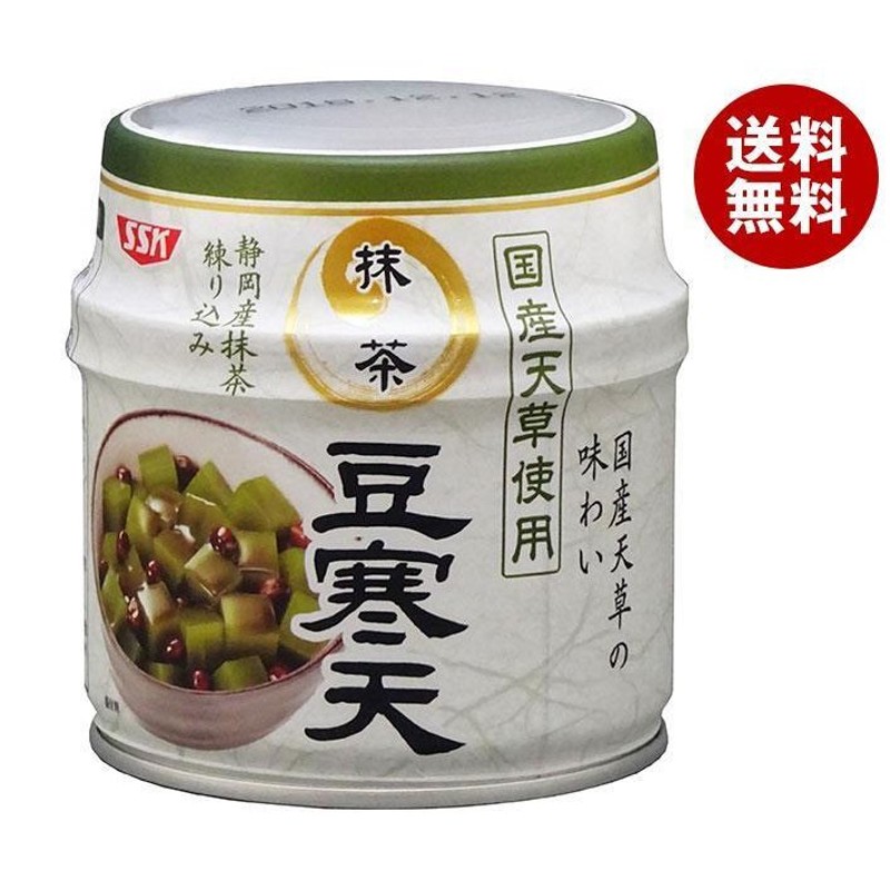 SSK　LINEショッピング　国産天草使用　抹茶豆寒天　230g×12個入｜　送料無料