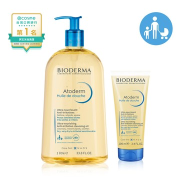 舒益B3乾敏沐浴組 (舒益輕沐浴油 1L+舒益輕沐浴油 100mL)（效期至202606）