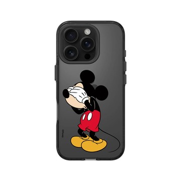 iPhone 16 Pro Clear 酷墨灰 - 迪士尼-米奇 Mickey - 遮眼米奇