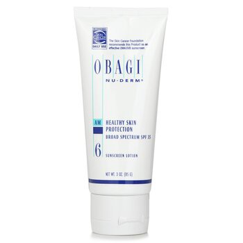 Obagi 歐巴吉 Nu Derm Healthy Skin 保護肌膚廣譜防曬霜 SPF 35 85g/3oz-臉部防曬及古銅粉