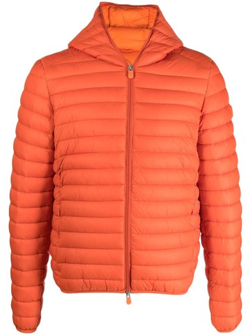 Save The Duck - plain padded jacket - men - Nylon/Nylon/Polyester - XL - Orange