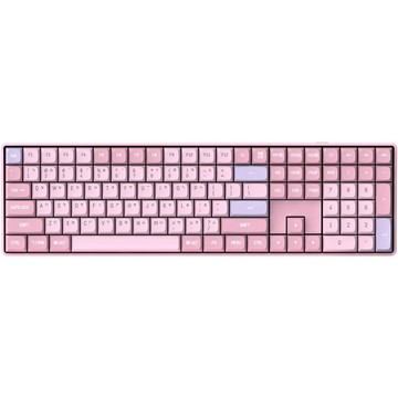 darkFlash GD108 黃軸 中文 PBT 無線雙模 機械式鍵盤《夢幻粉》