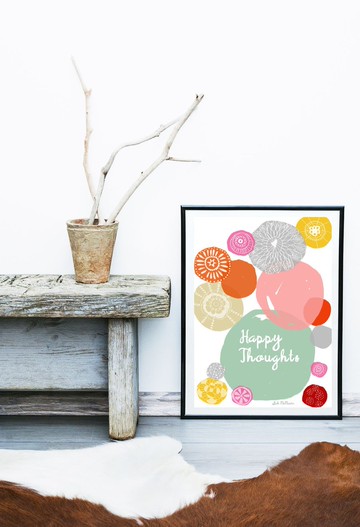 插畫原作 － 生活是開心