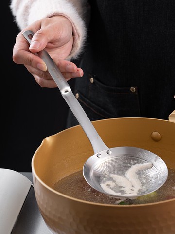 不銹鋼濾網超細火鍋漏勺浮沫撈勺打沫勺家用廚房勺子笊籬