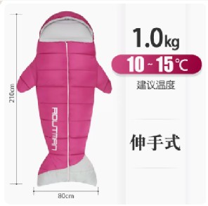 【台灣現貨 6折下殺 僅一件！】戶外成人創意伸手睡袋加厚室內保暖可愛卡通學生 雙十一購物節