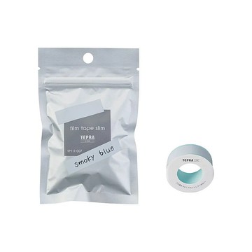 【KING JIM】TEPRA LITE 熱感式標籤薄膜自黏膠帶 11mm 煙燻藍