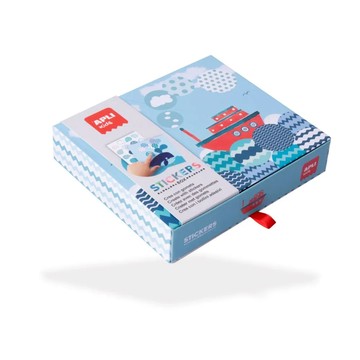 西班牙 APLI - 創意貼紙遊戲-海洋世界-0018363