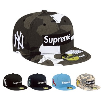 SUPREME X NEW ERA 5950 MLB TEAMS BOX LOGO 洋基 白襪 水手 紅雀 海盜 全封帽