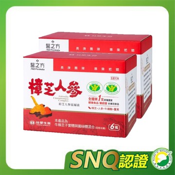 《醫之方》 樟芝人參滋補液(6入)X2