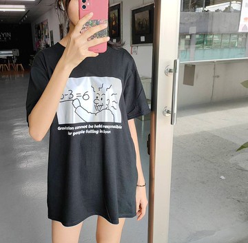 【組合】反光印花愛因斯坦純棉T+帆布袋