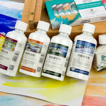 海特丙烯緩干劑墻繪工具美術專用繪畫顏料媒介亮光劑調和液稀釋劑