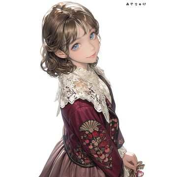 【9 月新品】07-143-0279 人物貼紙 幻想復古浪漫喫茶