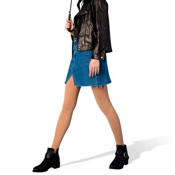 【蒂巴蕾】暖着圧天鵝絨褲襪 60D豐暖-膚色