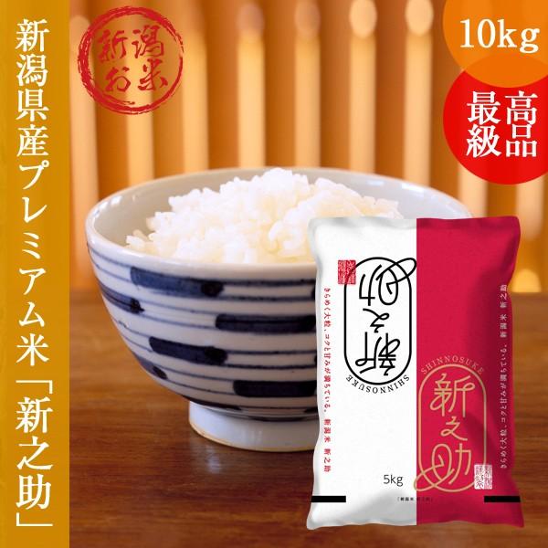 新之助 しんのすけ 10kg (5kg×2袋  新潟産 プレミアム米 送料無料 お米 白米 令和5年産