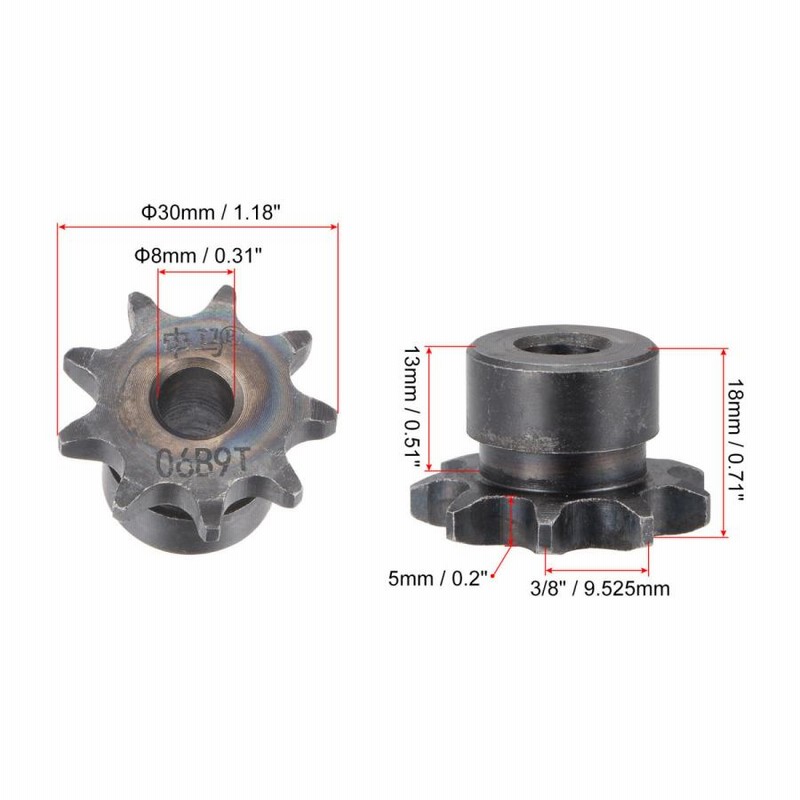 #35チェーンアイドラースプロケット ボア径10 mm ピッチ9.525mm 35チェーンアイドラースプロケット ボア径10 mm ピッチ9.525mm