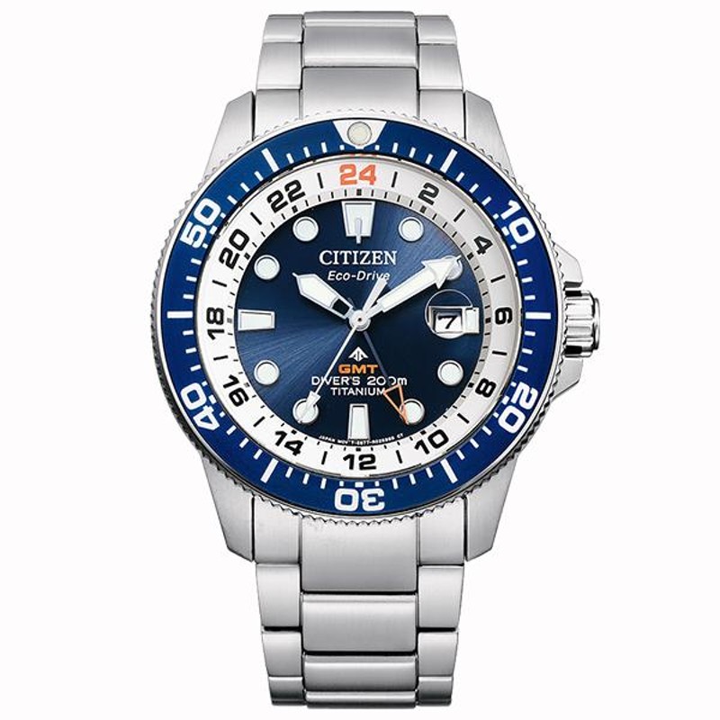 シチズン プロマスター PROMASTER MARINE マリーンシリーズ エコドライブ GMT ダイバーズウォッチ 200m潜水用防水 CITIZEN  正規品 BJ7111-86L | LINEブランドカタログ